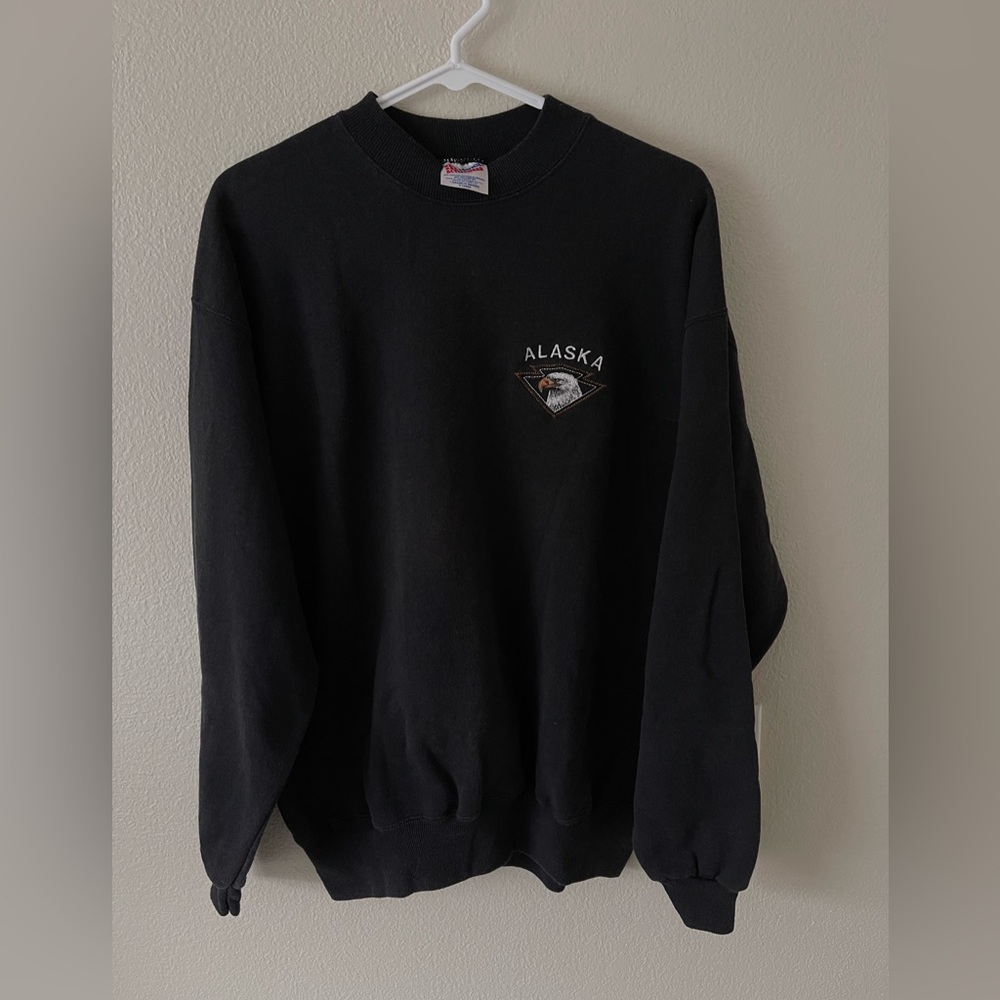 Vintage Basic Black Alaska Sweater - image 1